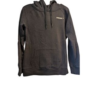 Gymshark Black Unisex Hoodie - M